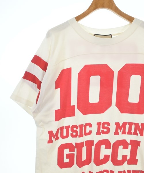 GUCCI（グッチ）Tシャツ・カットソー 白 サイズ:M メンズ/2200701456061