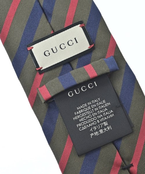 GUCCI（グッチ）ネクタイ カーキ サイズ:- メンズ/2200698260139