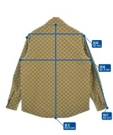 GUCCI（グッチ）カジュアルシャツ 茶 サイズ:48(L位) メンズ/2200701926014