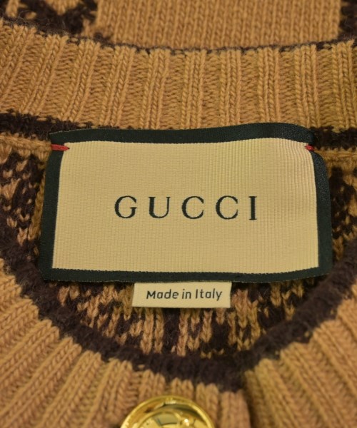 GUCCI（グッチ）カーディガン 茶 サイズ:XS レディース/2200701926021