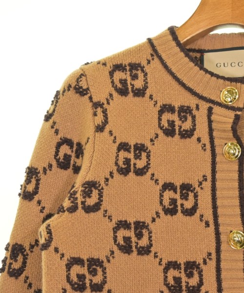 GUCCI（グッチ）カーディガン 茶 サイズ:XS レディース/2200701926021