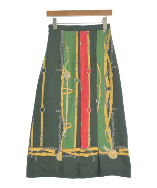 GUCCI（グッチ）ロング・マキシ丈スカート 緑 サイズ:38(S位) レディース/2200701926045