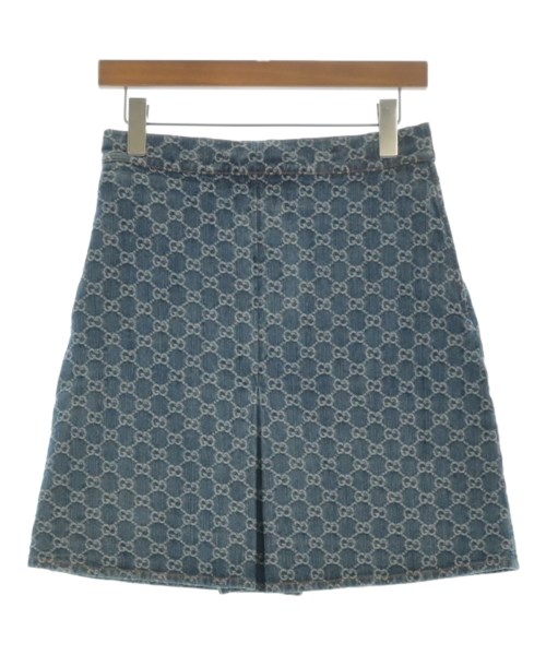 GUCCI(グッチ)ミニスカート 青 サイズ:36(XS位)/2200653350028