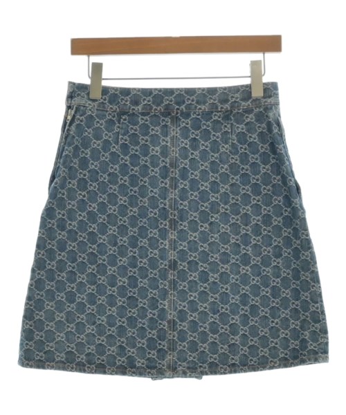 GUCCI（グッチ）ミニスカート 青 サイズ:36(XS位) レディース/2200653350028