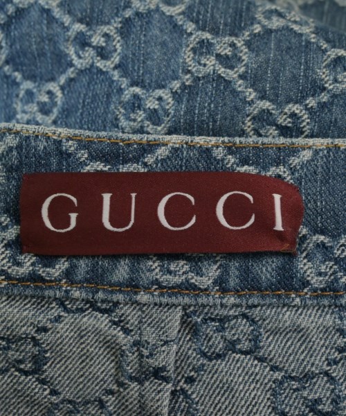 GUCCI（グッチ）ミニスカート 青 サイズ:36(XS位) レディース/2200653350028
