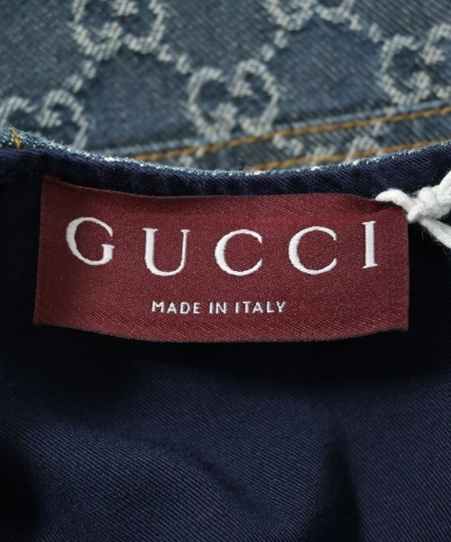 GUCCI（グッチ）ワンピース 青 サイズ:36(XS位) レディース/2200653350035