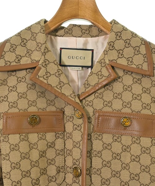 GUCCI（グッチ）ジャケット 茶 サイズ:38(S位) レディース/2200653350059