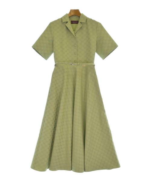 GUCCI(グッチ)ワンピース 緑 サイズ:36(XS位)/2200653350080