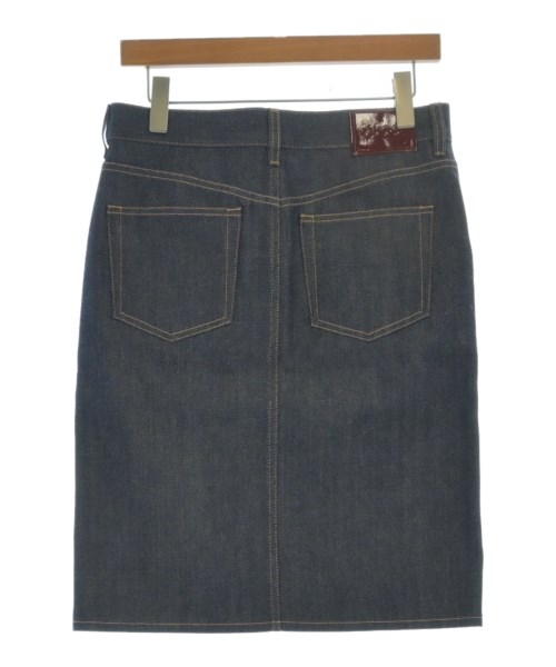 GUCCI（グッチ）ひざ丈スカート 紺 サイズ:36(XS位) レディース/2200653350103