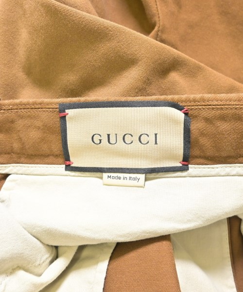 GUCCI（グッチ）チノパン 茶 サイズ:50(L位) メンズ/2200655243014