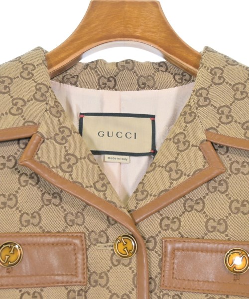 GUCCI（グッチ）ジャケット 茶 サイズ:36(XS位) レディース/2200655529019