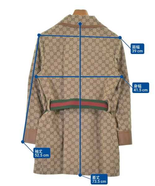 GUCCI（グッチ）ジャケット ベージュ サイズ:40(M位) レディース/2200655529026