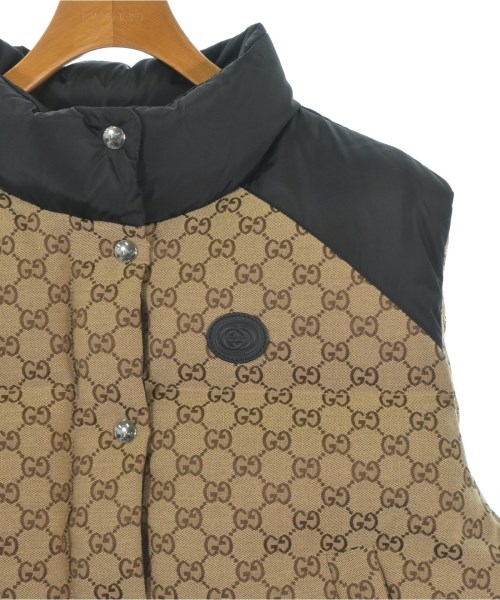 GUCCI（グッチ）ダウンジャケット/ダウンベスト ベージュ サイズ:40(M位) レディース/2200655580034