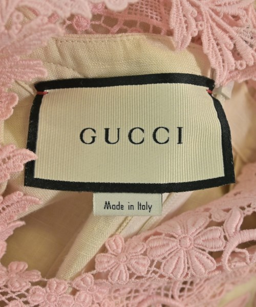 GUCCI（グッチ）シャツワンピース ベージュ サイズ:38(S位) レディース/2200655545125