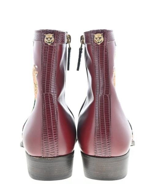 GUCCI（グッチ）ブーツ 赤 サイズ:UK6 1/2(25cm位) メンズ/2200656235261