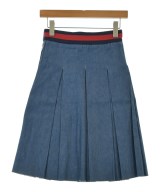 GUCCI（グッチ）ひざ丈スカート 青 サイズ:38(S位) レディース/2200656813025