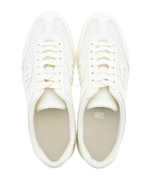 GUCCI（グッチ）スニーカー 白 サイズ:UK8(26.5cm位) メンズ/2200649873081