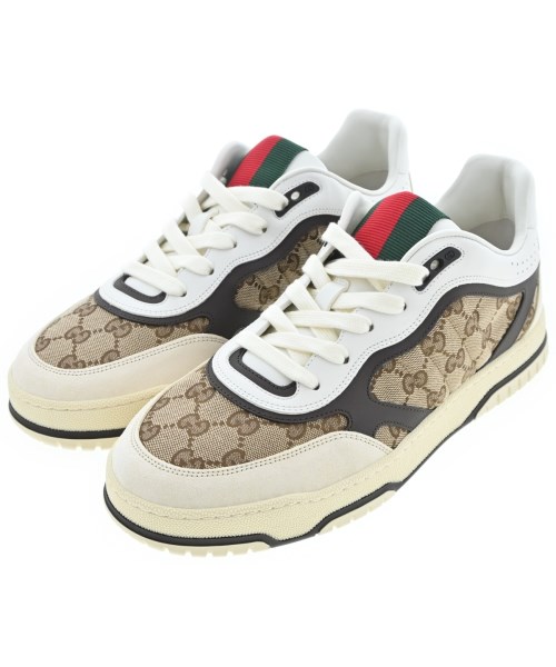 GUCCI(グッチ)スニーカー 茶 サイズ:UK8 1/2(27cm位)/2200649873098