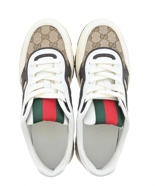 GUCCI（グッチ）スニーカー 茶 サイズ:UK8 1/2(27cm位) メンズ/2200649873098