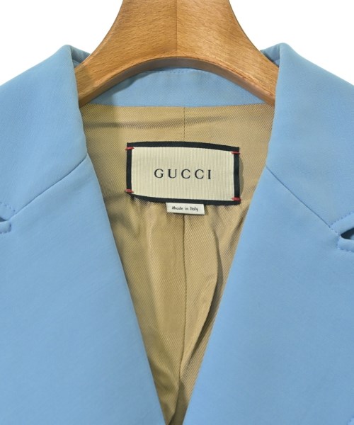 GUCCI（グッチ）テーラードジャケット 青 サイズ:40(M位) レディース/2200657796020