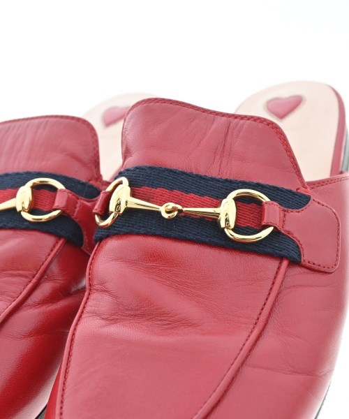 GUCCI（グッチ）サンダル 赤 サイズ:EU38(24.5cm位) レディース/2200657820091