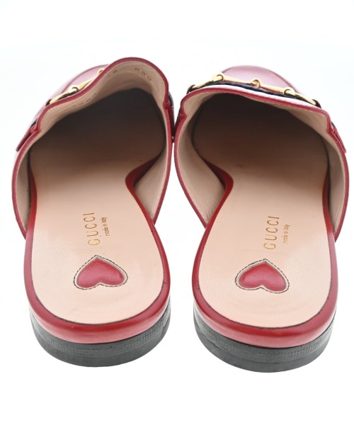 GUCCI（グッチ）サンダル 赤 サイズ:EU38(24.5cm位) レディース/2200657820091