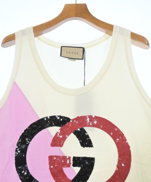 GUCCI（グッチ）タンクトップ ピンク サイズ:S メンズ/2200658979033