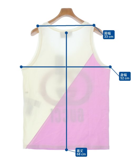 GUCCI（グッチ）タンクトップ ピンク サイズ:S メンズ/2200658979033