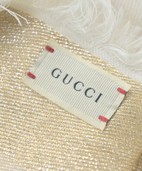 GUCCI（グッチ）ストール 白 サイズ:- レディース/2200659269058