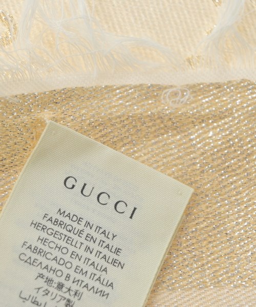 GUCCI（グッチ）ストール 白 サイズ:- レディース/2200659269058