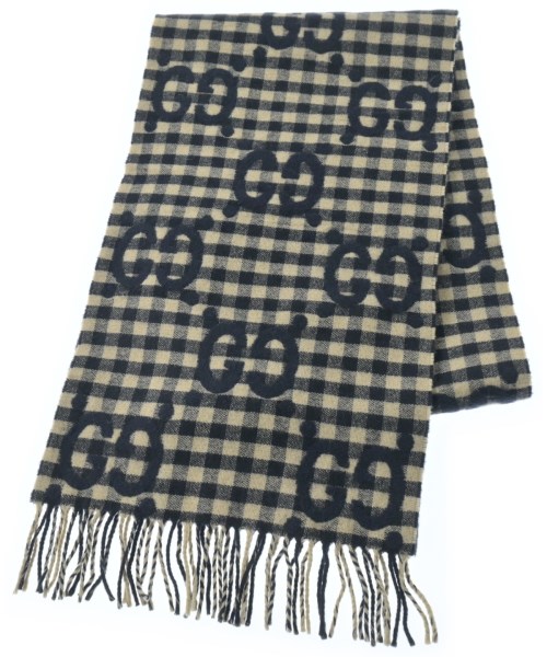 GUCCI(グッチ)マフラー ベージュ サイズ:-/2200658183089