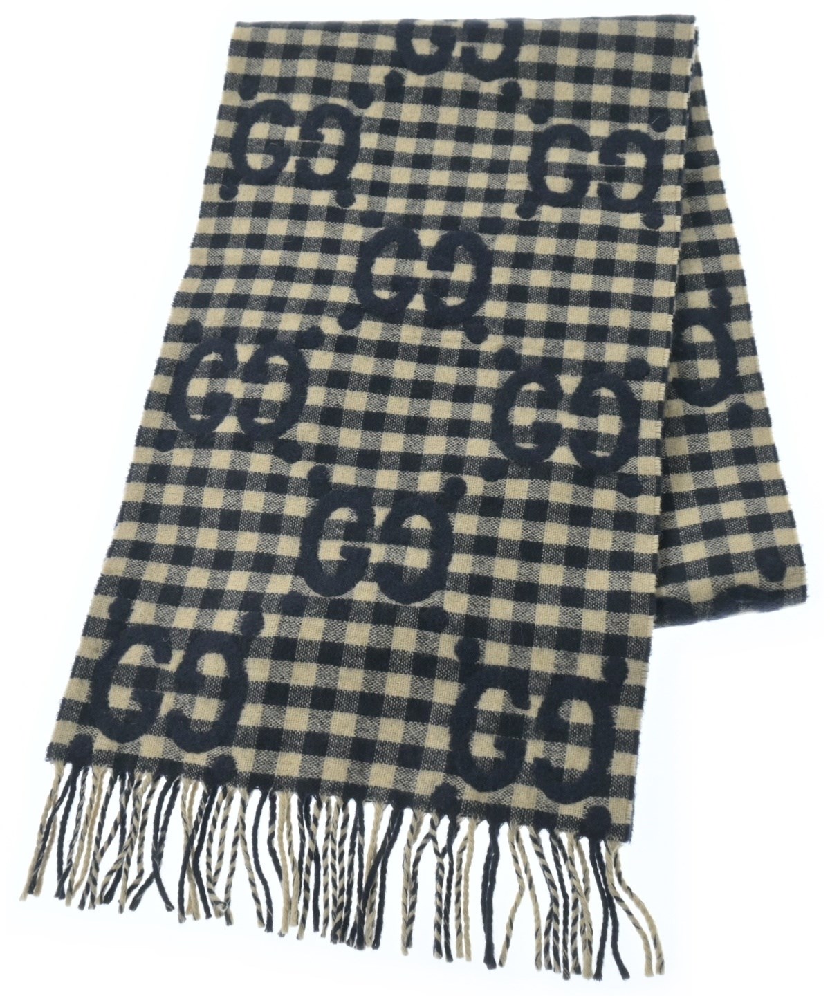 GUCCI（グッチ）マフラー ベージュ サイズ:- レディース/2200658183089
