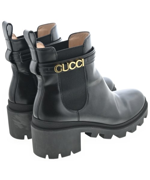 GUCCI（グッチ）ブーツ 黒 サイズ:EU38(24.5cm位) レディース/2200659854049