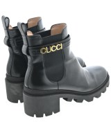 GUCCI（グッチ）ブーツ 黒 サイズ:EU38(24.5cm位) レディース/2200659854049