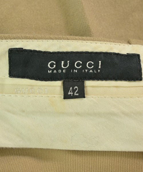 GUCCI（グッチ）スラックス ベージュ サイズ:42(M位) レディース/2200659838063