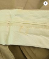 GUCCI（グッチ）スラックス ベージュ サイズ:42(M位) レディース/2200659838063