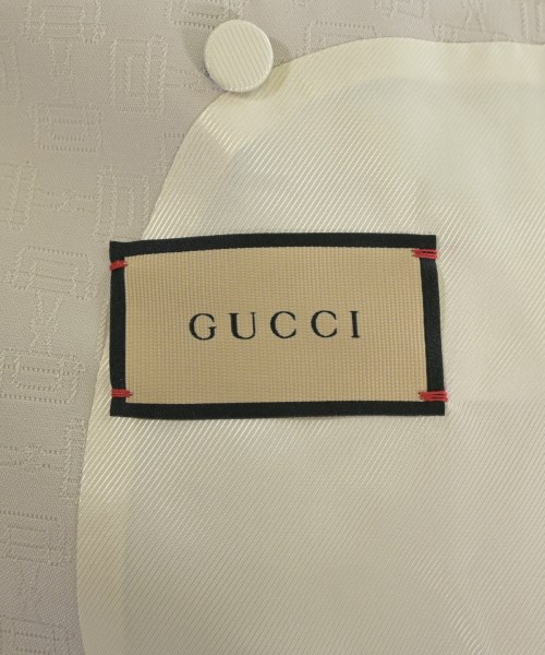 GUCCI（グッチ）テーラードジャケット ベージュ サイズ:44(S位) メンズ/2200659961020