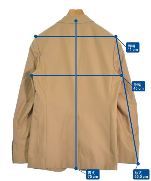 GUCCI（グッチ）テーラードジャケット ベージュ サイズ:44(S位) メンズ/2200659961037