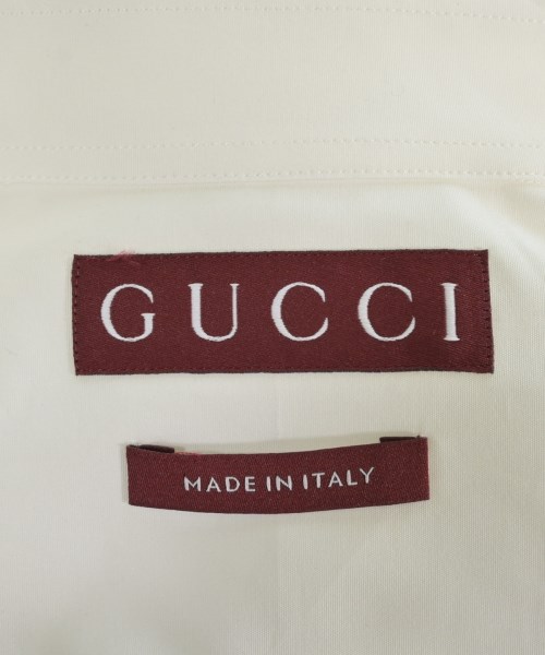 GUCCI（グッチ）カジュアルシャツ 白 サイズ:44(S位) メンズ/2200659961044