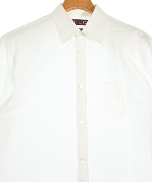 GUCCI（グッチ）カジュアルシャツ 白 サイズ:44(S位) メンズ/2200659961044