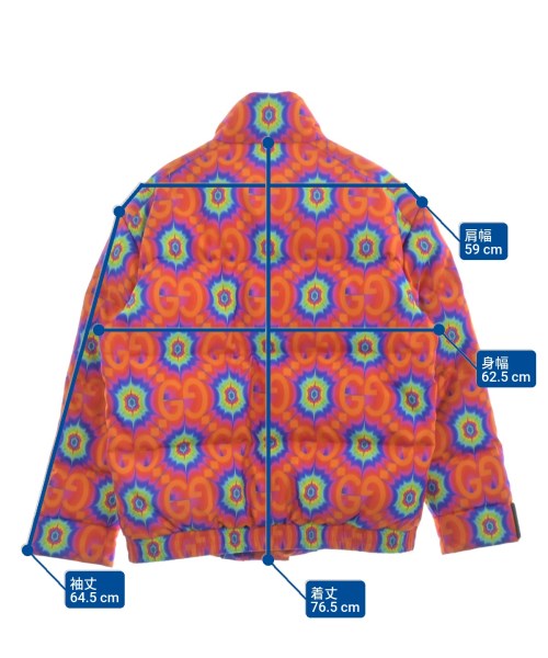 GUCCI（グッチ）ダウンジャケット/ダウンベスト オレンジ サイズ:48(L位) メンズ/2200661068014