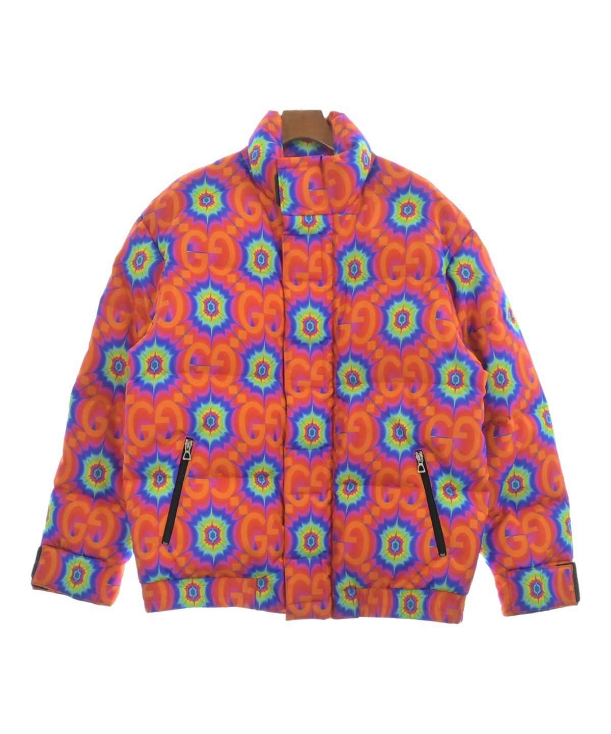 GUCCI（グッチ）ダウンジャケット/ダウンベスト オレンジ サイズ:48(L