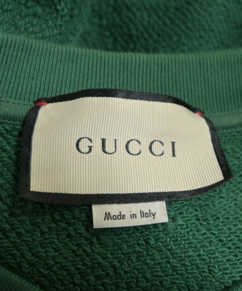 GUCCI（グッチ）スウェット 緑 サイズ:XS メンズ/2200661135082