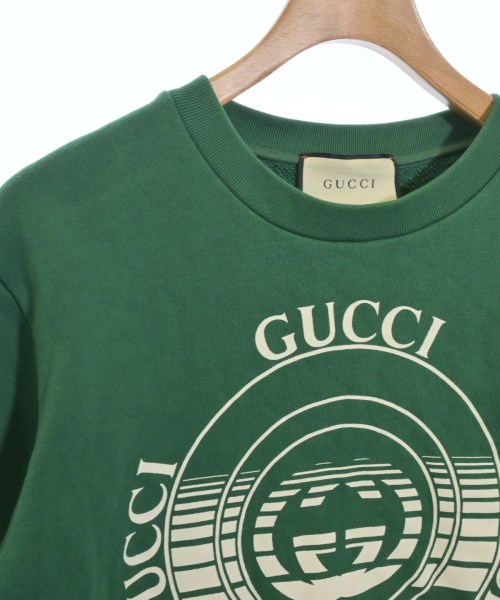 GUCCI（グッチ）スウェット 緑 サイズ:XS メンズ/2200661135082