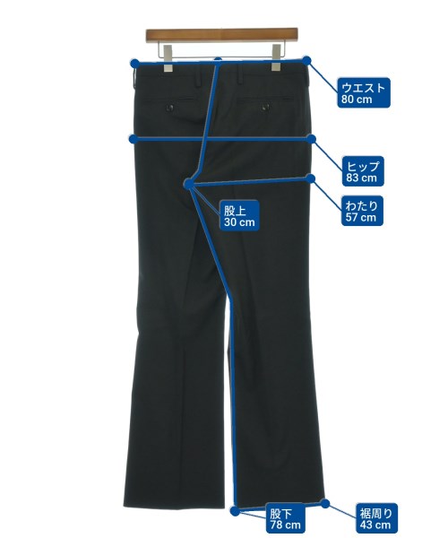 GUCCI（グッチ）スラックス 黒 サイズ:46(M位) メンズ/2200659400635