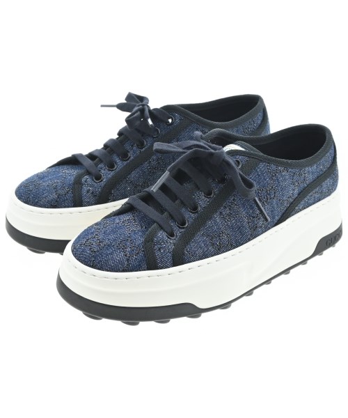 GUCCI(グッチ)スニーカー 紺 サイズ:EU37(23.5cm位)/2200661909096