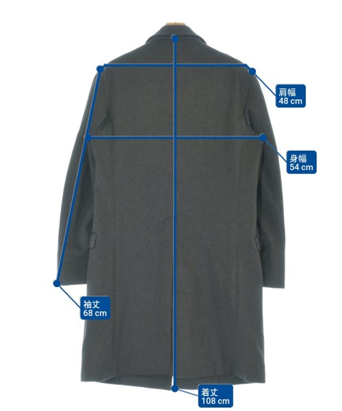 GUCCI（グッチ）チェスターコート グレー サイズ:48(L位) メンズ/2200658701047