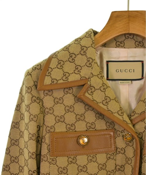 GUCCI（グッチ）ジャケット ベージュ サイズ:36(XS位) レディース/2200662420019