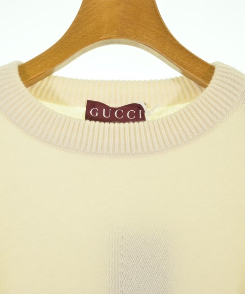 GUCCI（グッチ）ニット・セーター 白 サイズ:L レディース/2200710290106