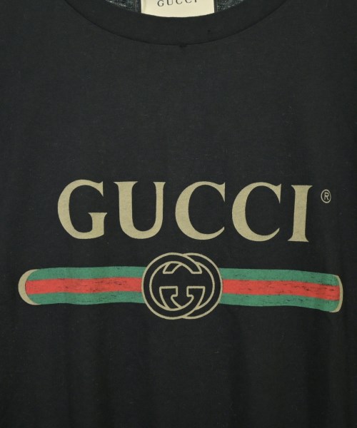 GUCCI（グッチ）Tシャツ・カットソー 黒 サイズ:XL レディース/2200710290113